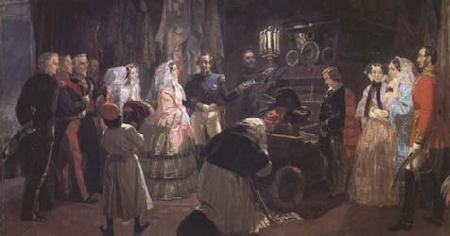 Edward Matthew Ward Queen Victoria at the Tomb of Napoleon (mk25)